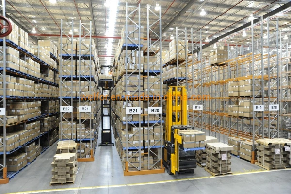 Very Narrow Aisle Pallet Shelving Adjustable Large Space Utilization Vna Very Narrow Aisle Pallet Racking