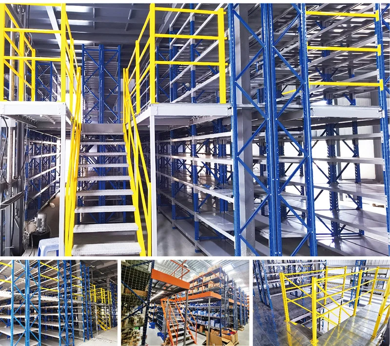 Warehouse Heavy Duty Multi-Tier Rack Supported Steel Mezzanine