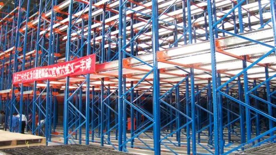 Unidad de inventario de almacenamiento de acero para trabajo pesado Q235B de almacén en estanterías de paletas