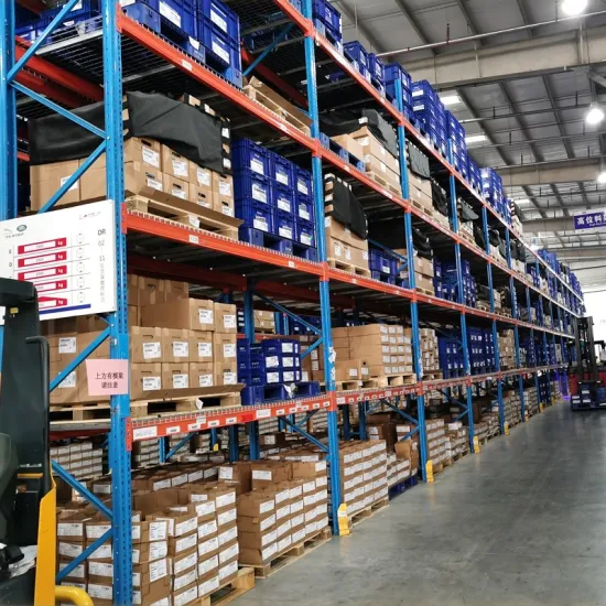Equipo logístico Heavy Duty Warehouse Storage Steel Q235 Pallet Storage Rack Montantes y vigas Rack