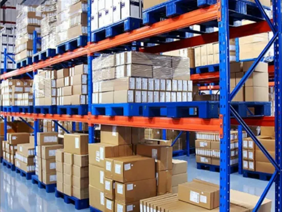 Estantería de paletas de acero apilable de almacenamiento ajustable resistente de Warehouse