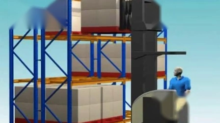 Soluciones de almacenamiento industrial con recubrimiento en polvo Estanterías de paletas de doble profundidad para trabajo pesado