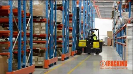 Estantería de paletas de acero apilable de almacenamiento ajustable resistente de Warehouse